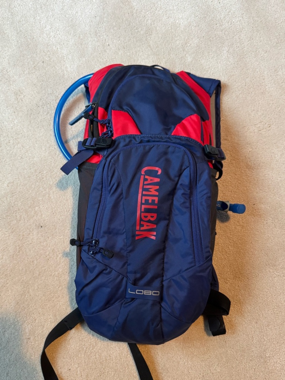 CamelBak Navy Blue & Red Hydration Backpack